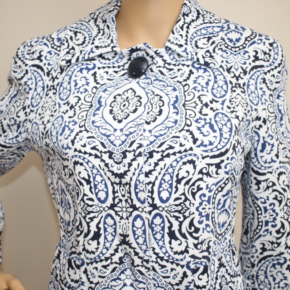 Josephine Essentials Paisley Print Jacket S - Picture 7 of 8